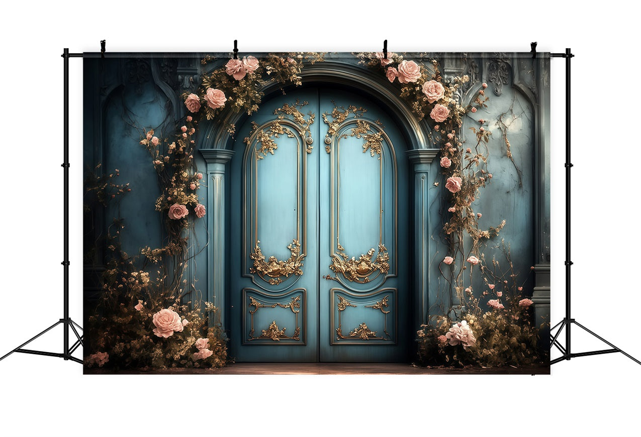 Fotokulissen für den Muttertag Floral Wrapped Entrance Backdrop LXX3-50