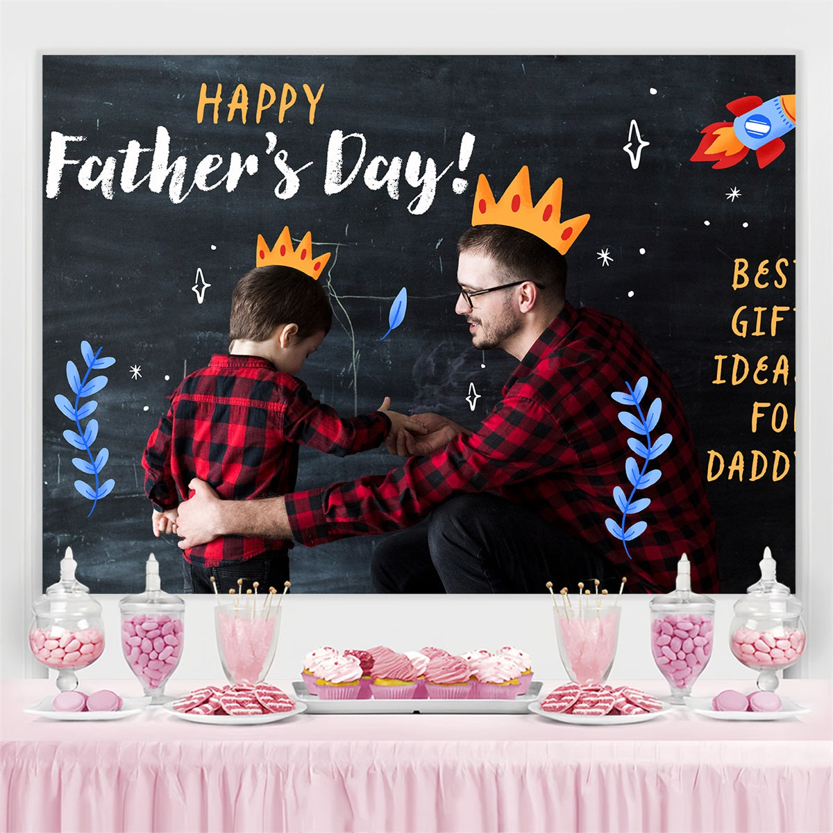 Hintergrundbild Vatertag Kreidetafel Spaß Personalisierte Hintergrundbilder LXX4-77
