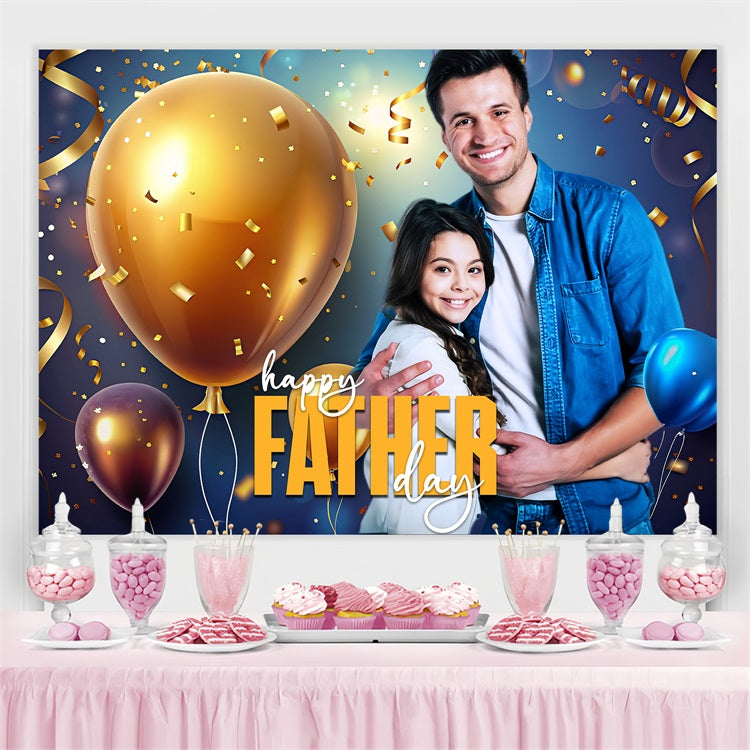 Backdrops für Vatertag Bunte Luftballons Party Individuelles Backdrop LXX5-31
