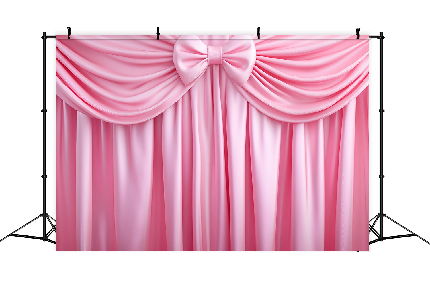 Großer Bogen-Hintergrund Satin Rosa Bogenvorhang Viktorianischer Hintergrund LXX510-122