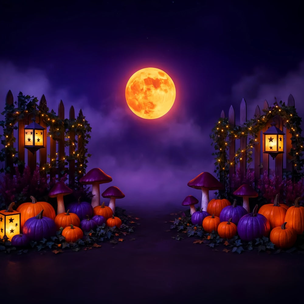 K¨¹rbis-Hintergrund Lila Mond K¨¹rbisweg Thanksgiving-Hintergrund LXX510-30