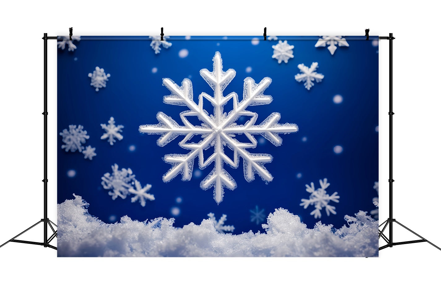 Schneeflocken-Hintergrund Funkelnder weißer Schnee Winterfotografie-Hintergründe LXX510-59
