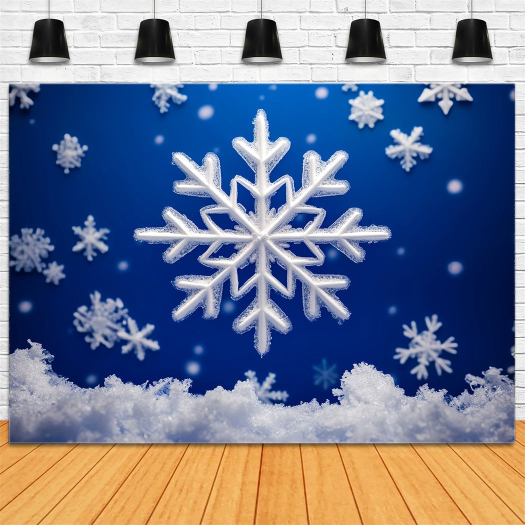 Schneeflocken-Hintergrund Funkelnder weißer Schnee Winterfotografie-Hintergründe LXX510-59