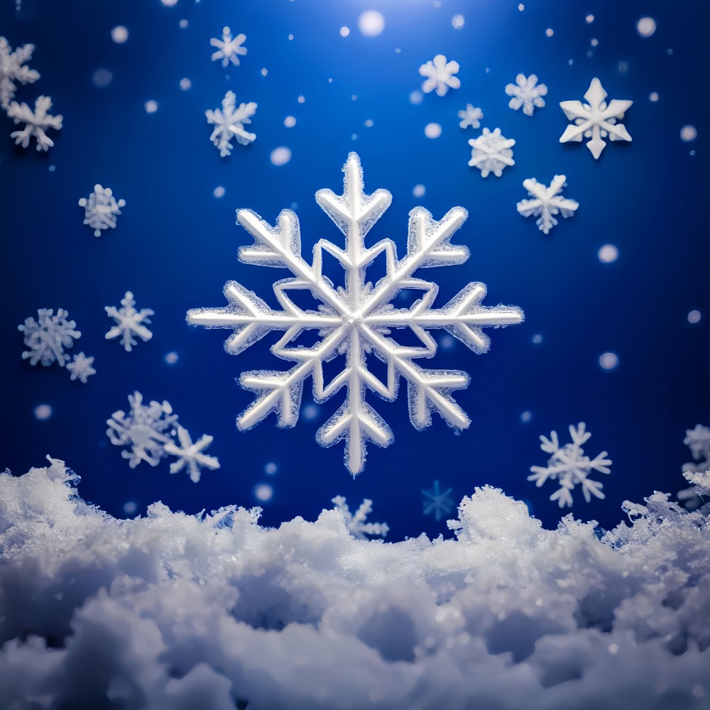 Schneeflocken-Hintergrund Funkelnder weißer Schnee Winterfotografie-Hintergründe LXX510-59