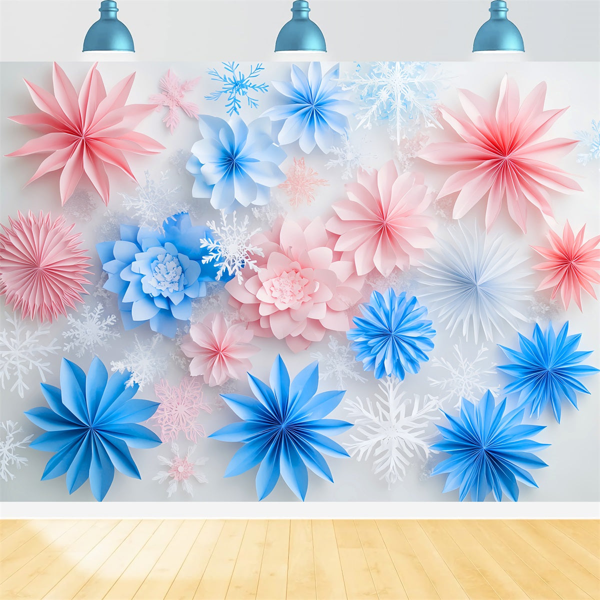 Winterfotografie-Hintergründe Mattiertes Papier Blumendream Winterhintergrund LXX510-97
