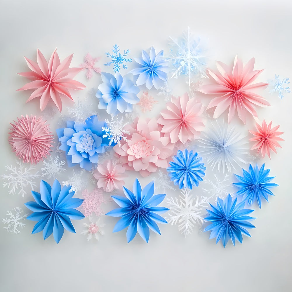 Winterfotografie-Hintergründe Mattiertes Papier Blumendream Winterhintergrund LXX510-97