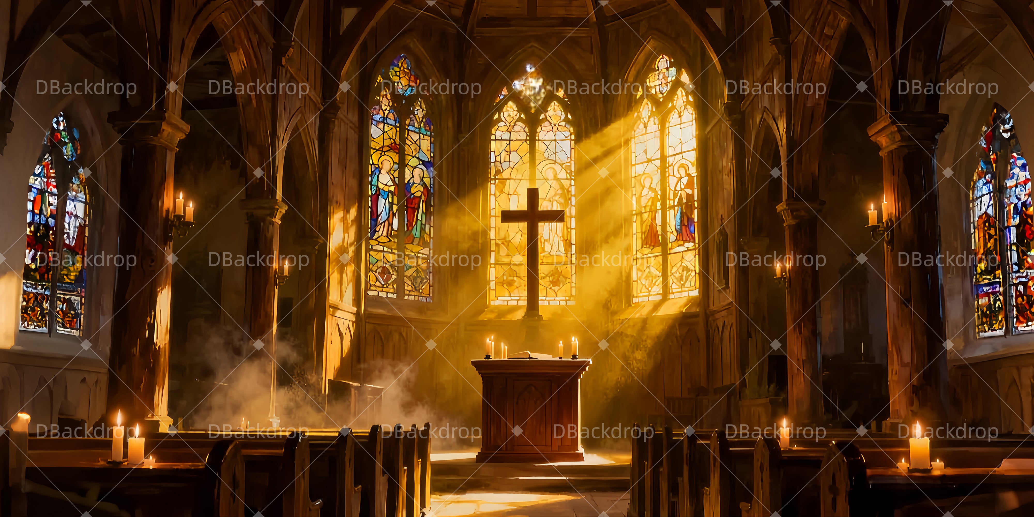 Theater Bühne Vorhang Predigt des Pfarrers TheaterVorhänge LXX510-T5