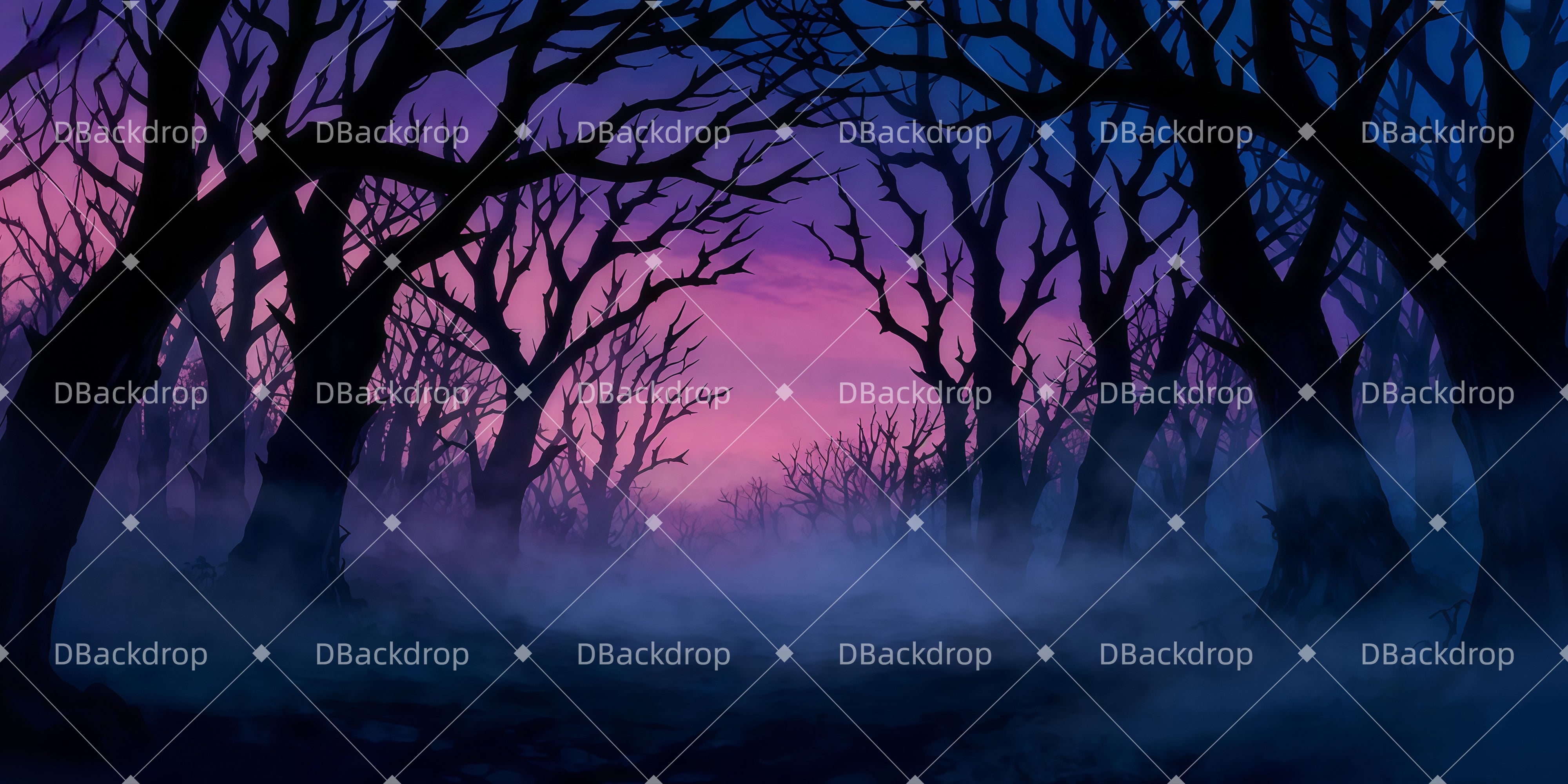 Theatervorhang Basteln Nebliger Mitternachtsweg Theaterbühnenbau LXX511-T127