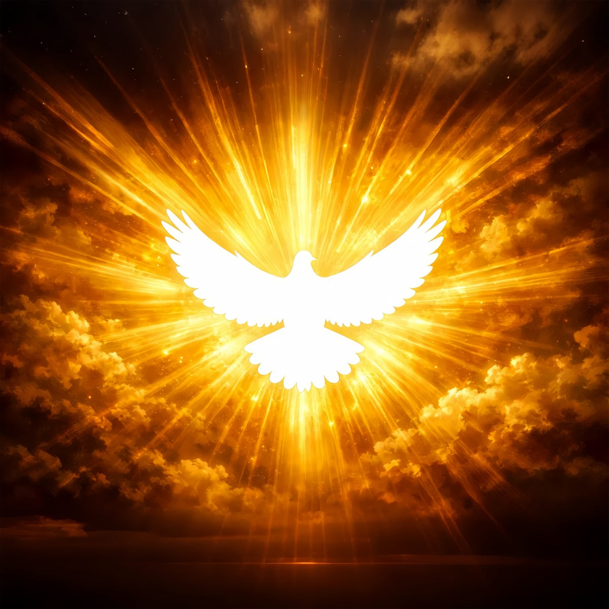 Kirche Ostern Fotohintergrund Strahlende Singvögel Auferstehung Licht Ostern Hintergründe LXX512-105