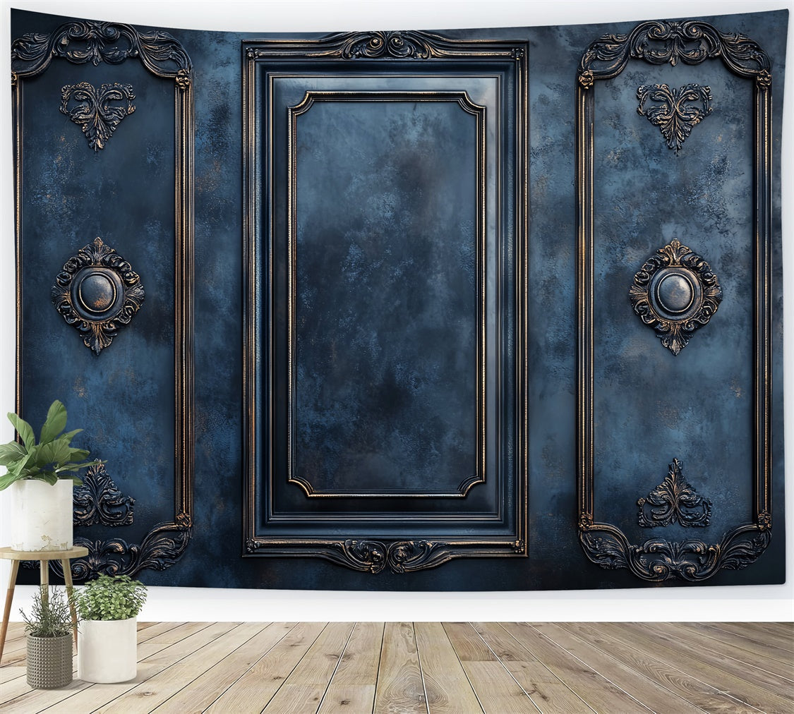 Barocke Backdrops Verziertes Paneel Eleganz Vintage Backdrops LXX57-206