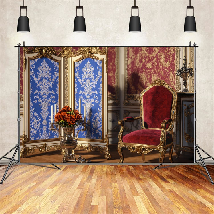 Backdrop Vintage Aristokratische Stube Hintergrund LXX57-216