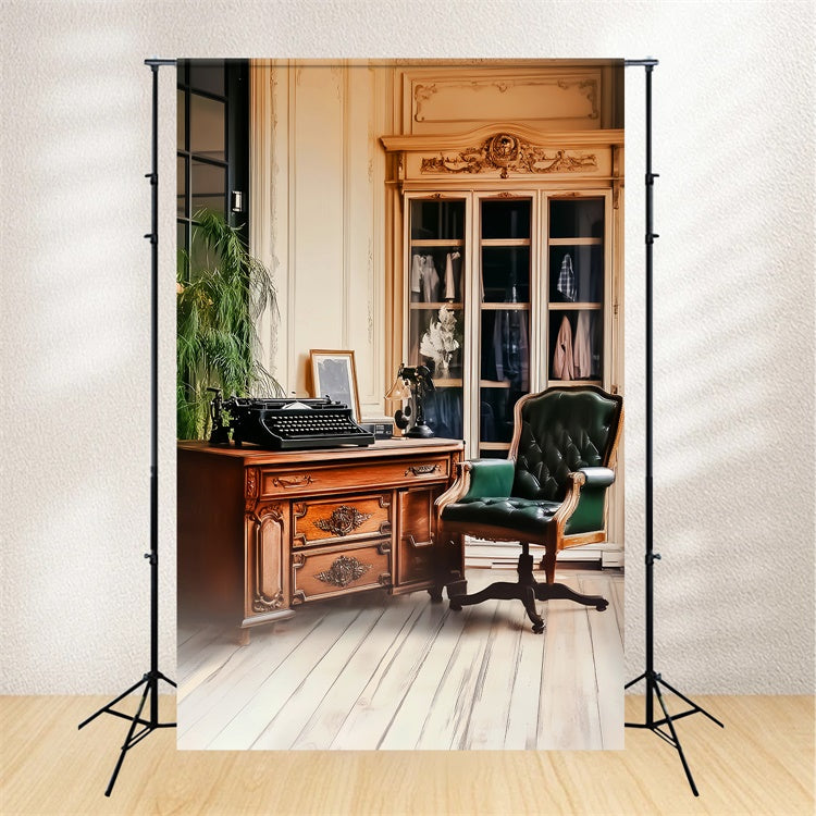 Klassischer Fotohintergrund Studierzimmer Vintage Backdrops LXX57-231
