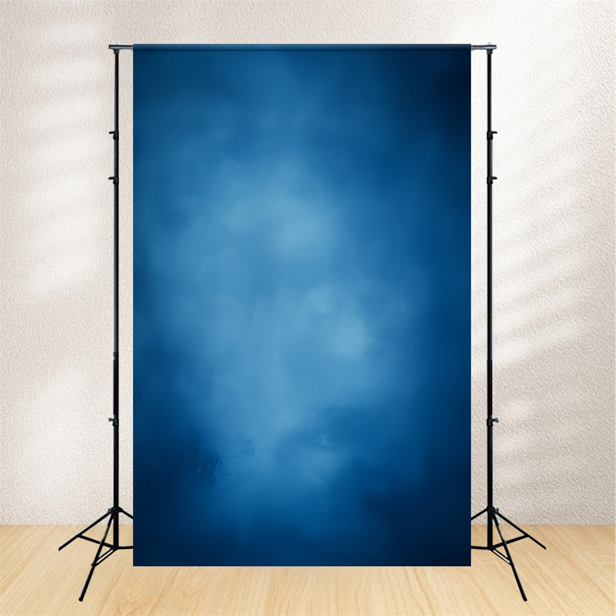 Blauer Porträt-Hintergrund Mitternachtsblauer Nebel Video-Hintergrund LXX57-269