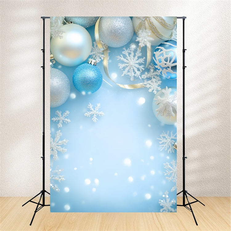 Foto-Portrait-Hintergrund Blau Holiday Sparkle Backdrop LXX57-283