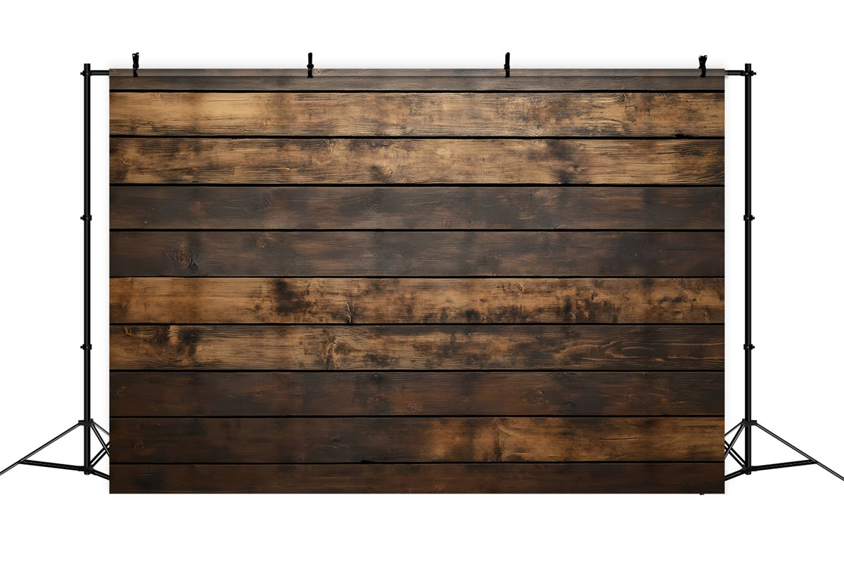 Dunkler Holzhintergrund Smoky Walnut Plank Backdrop LXX57-303