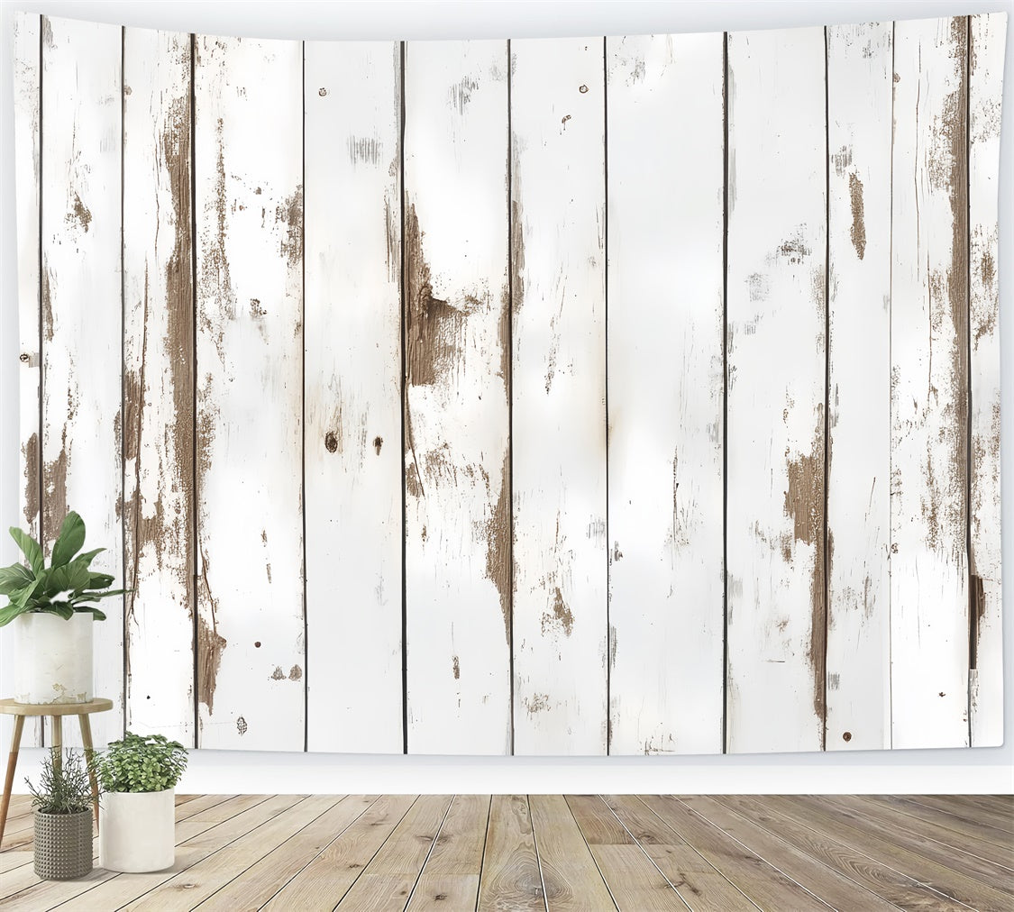 Weißer Holzhintergrund Verblasstes weißes Holz Hintergrund LXX57-313