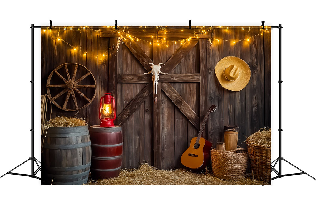 Scheune Holz Backdrop Western Scheune Glow Foto Hintergrund LXX57-384
