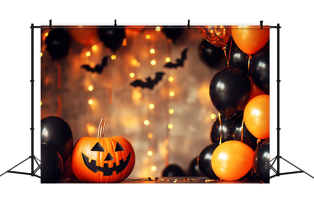 Halloween Party Backdrop Fledermäuse Luftballons Bash Backdrop LXX57-72