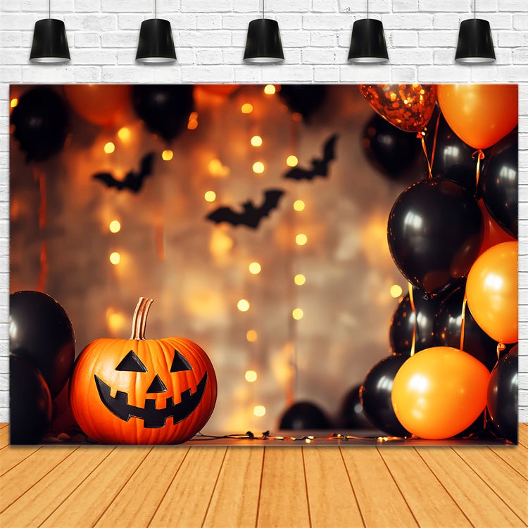 Halloween Party Backdrop Fledermäuse Luftballons Bash Backdrop LXX57-72