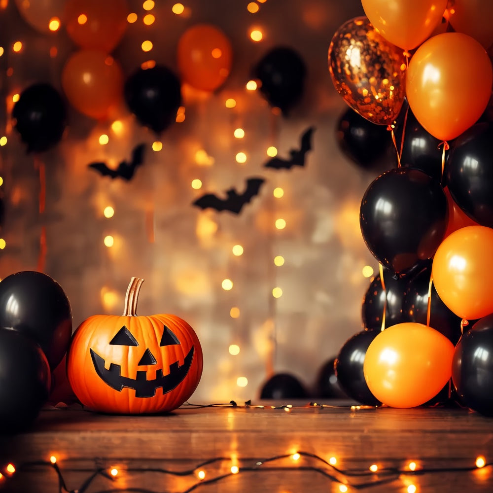 Halloween Party Backdrop Fledermäuse Luftballons Bash Backdrop LXX57-72