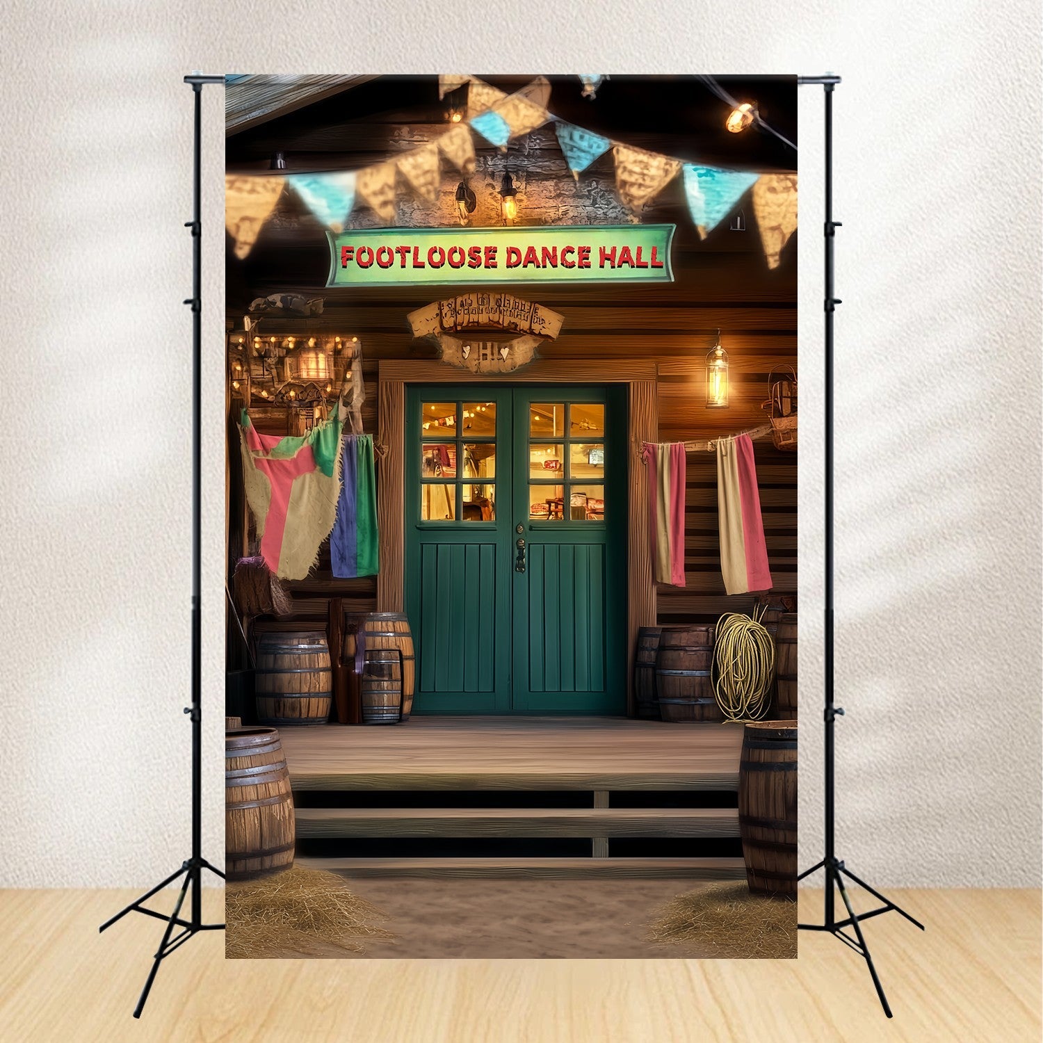 Herbst-Foto Hintergrundbilder für Fotografie Western Tanzsaal Eingang Western-Foto Hintergrund LXX58-189