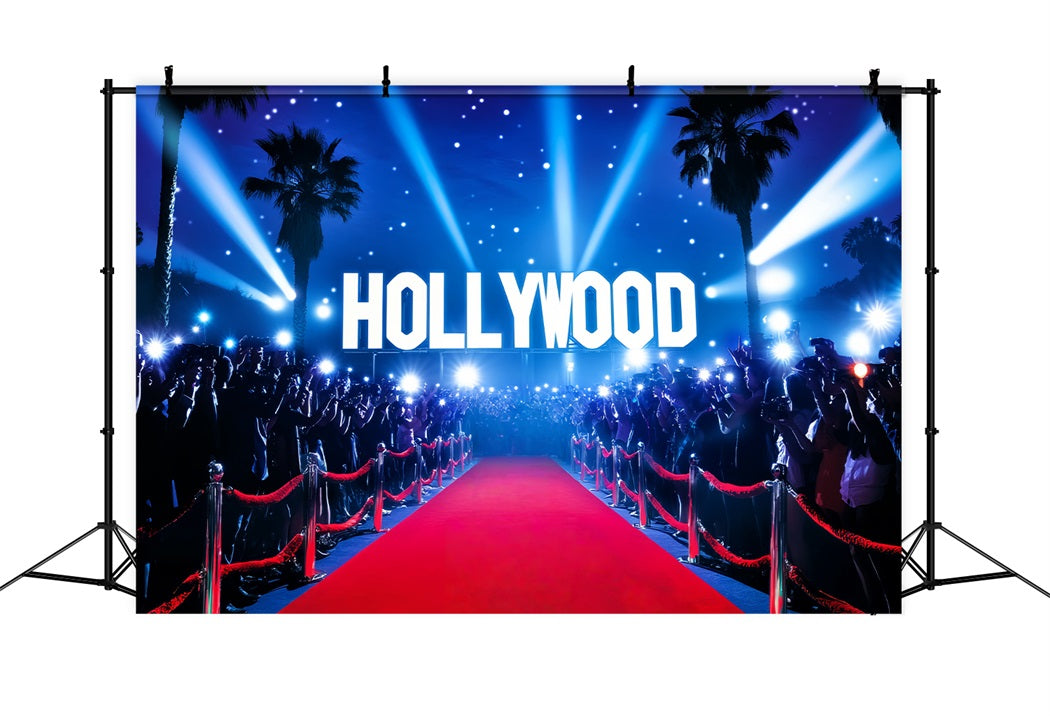 Paparazzi-Foto Hintergrund Hollywood-Lichter Paparazzi-Menschenmenge Roter-Teppich-Foto Hintergrund LXX58-323