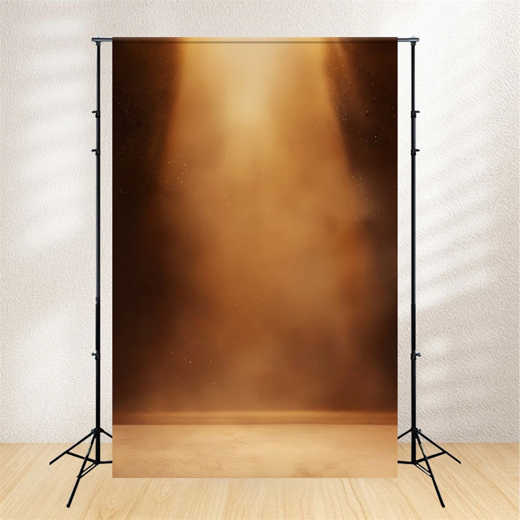 Spotlight-Fotohintergrund Goldener Spotlight Bühnenboden Tanzfotohintergrund LXX59-10