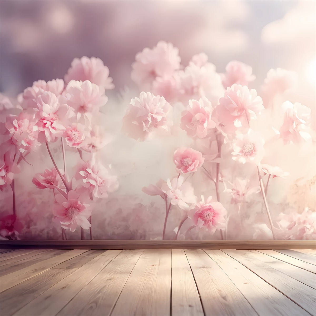 Abstrakter Fotohintergrund Blush Kirschblüte Fotografie Tanzfotohintergrund LXX59-27