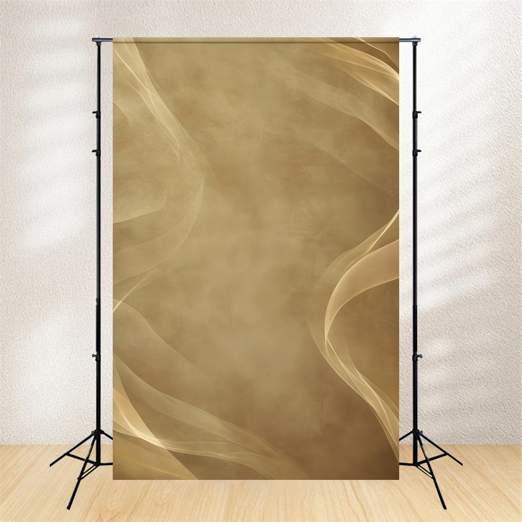 Abstrakter Tanzstudio-Fotohintergrund Goldene abstrakte fließende Textur Tanzfotohintergrund LXX59-3