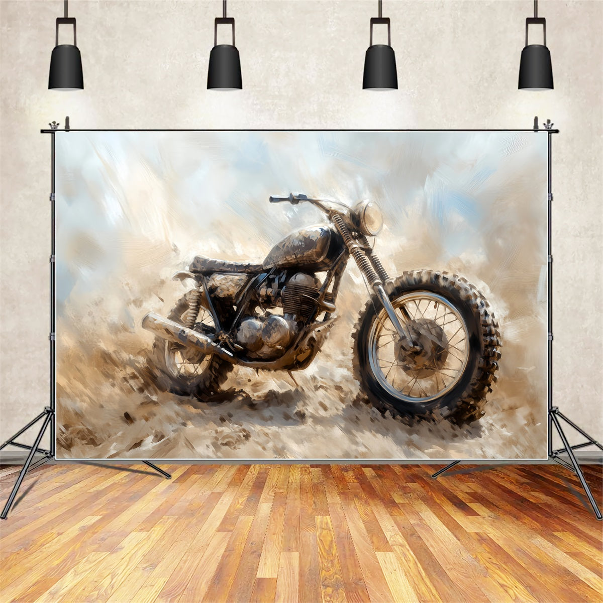 Sport-Fotohintergrund Dirt Bike Racing Abenteuer Sport-Studiohintergründe für die Fotografie LXX59-318
