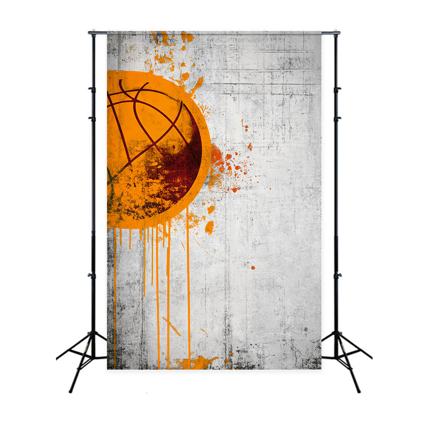 Sport-Fotohintergrund Graffiti-Stil Basketball-Kunst Basketball-Foto-Fotohintergrund LXX59-322