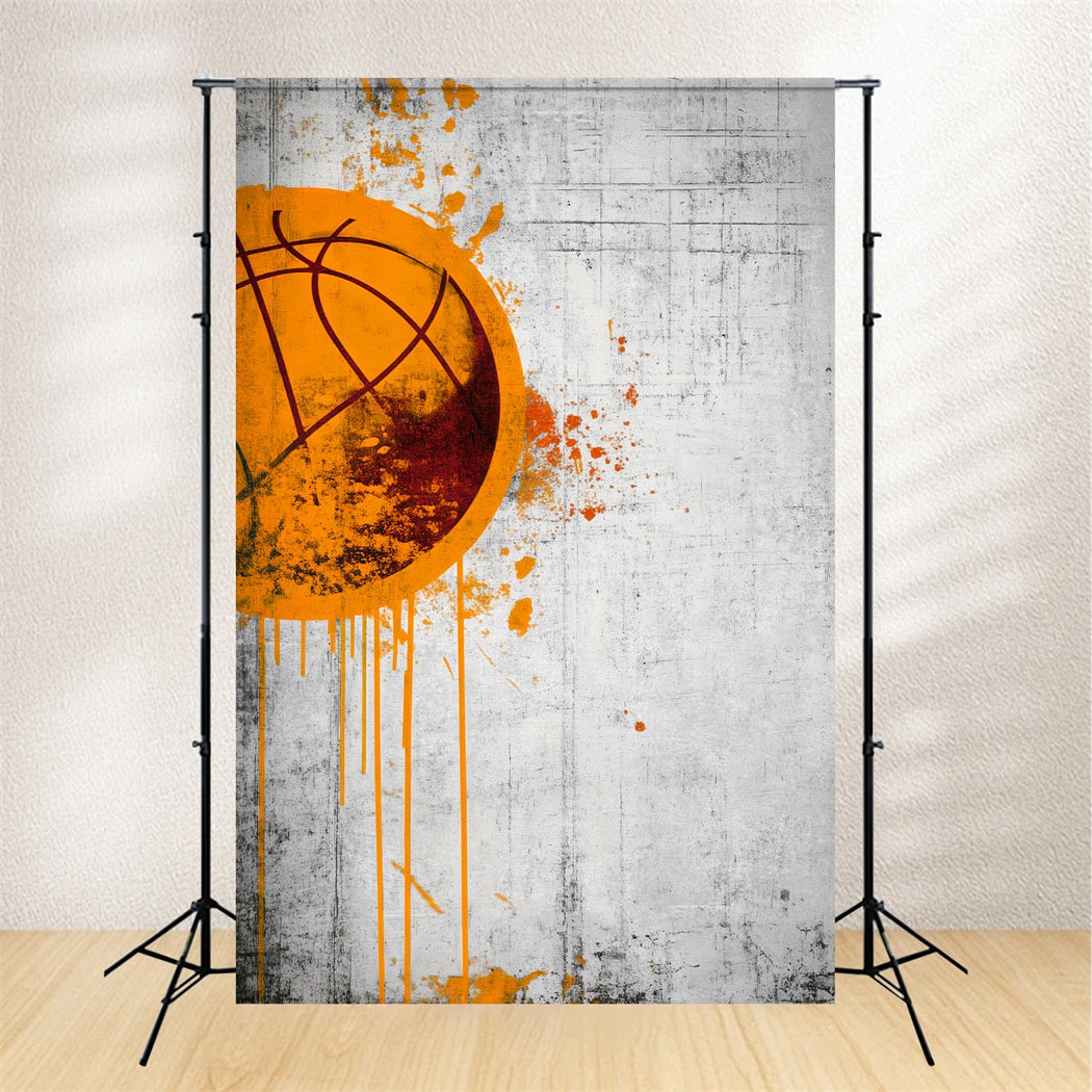 Sport-Fotohintergrund Graffiti-Stil Basketball-Kunst Basketball-Foto-Fotohintergrund LXX59-322