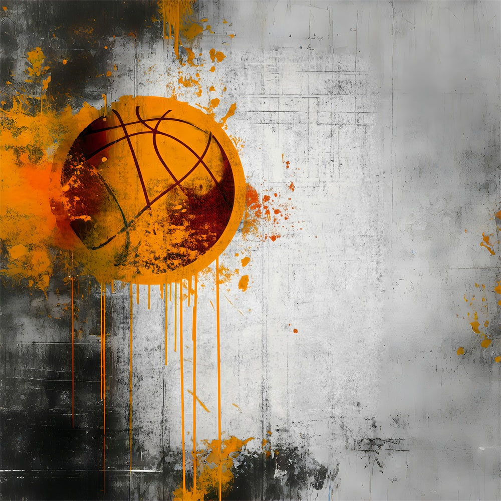 Sport-Fotohintergrund Graffiti-Stil Basketball-Kunst Basketball-Foto-Fotohintergrund LXX59-322