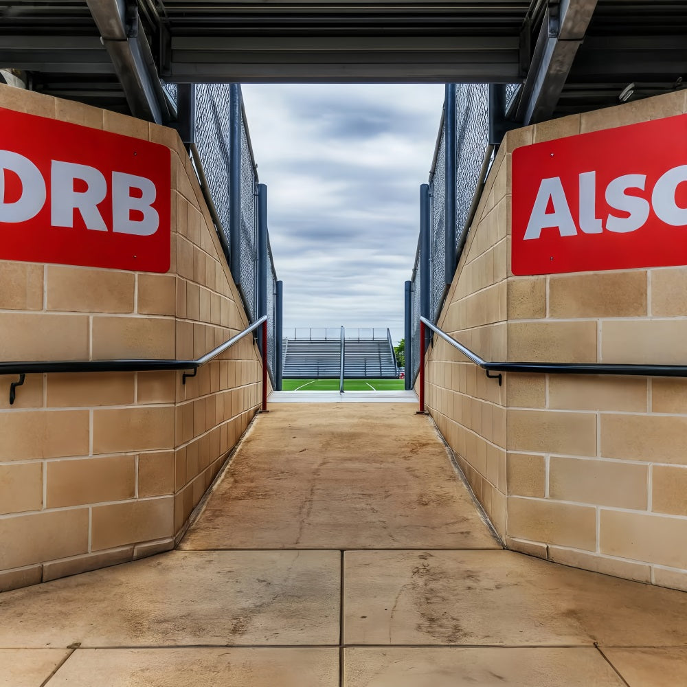 Sport-Fotohintergrund Betontunnel Stadioneingang Sport-Studiohintergründe LXX59-340