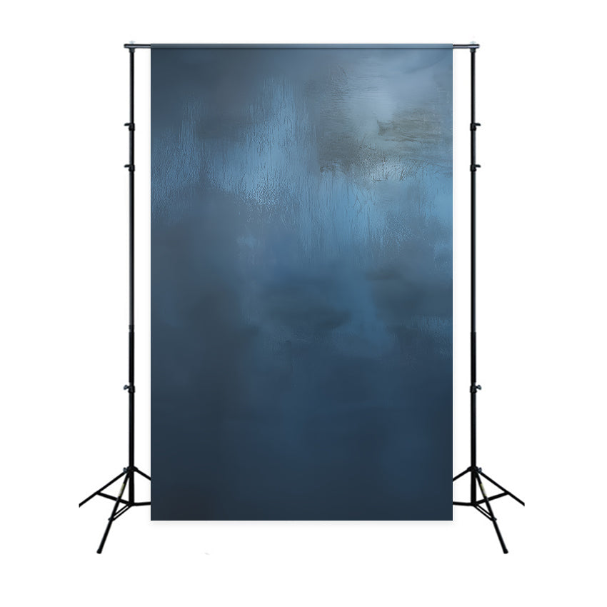 Blauer Porträt-Fotohintergrund Stimmungsvoller blauer abstrakter Textur-Porträt-Fotohintergrund LXX59-420