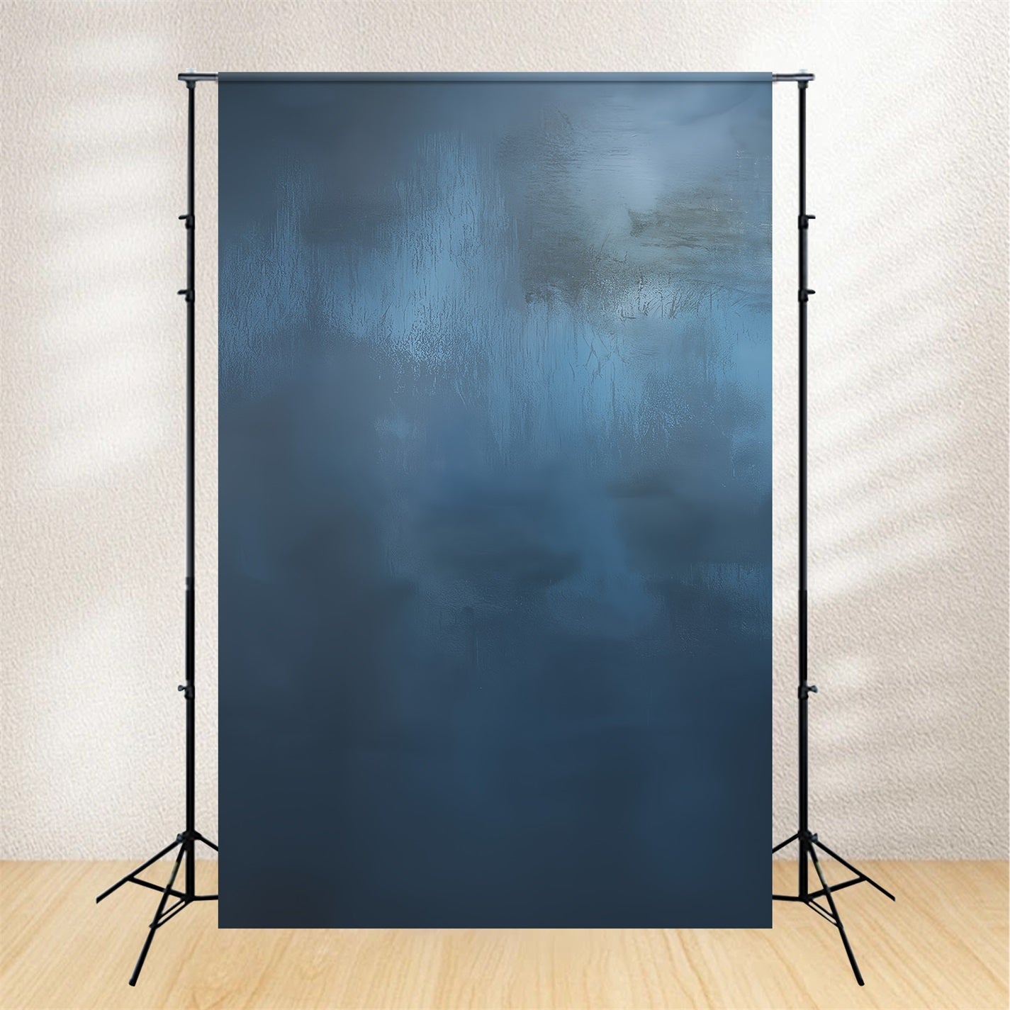 Blauer Porträt-Fotohintergrund Stimmungsvoller blauer abstrakter Textur-Porträt-Fotohintergrund LXX59-420