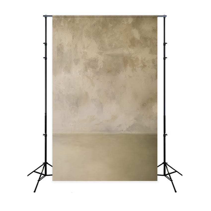 Beton-Fotohintergrund Warmer beiger Putz-Textur-Porträt-Fotohintergrund LXX59-421