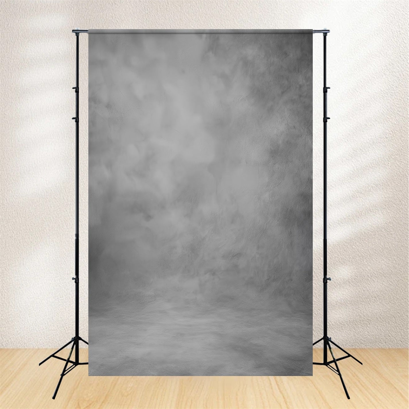 Porträt-Fotohintergrund Weicher grauer Nebel Textur Porträt-Studio-Fotohintergrund LXX59-429