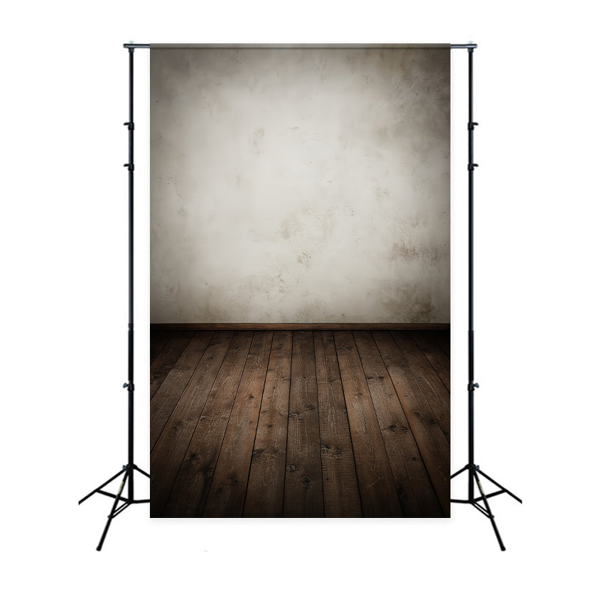 Porträtfotografie-Fotohintergrund Rustikaler Holzboden Textur Porträt-Fotohintergrund LXX59-430