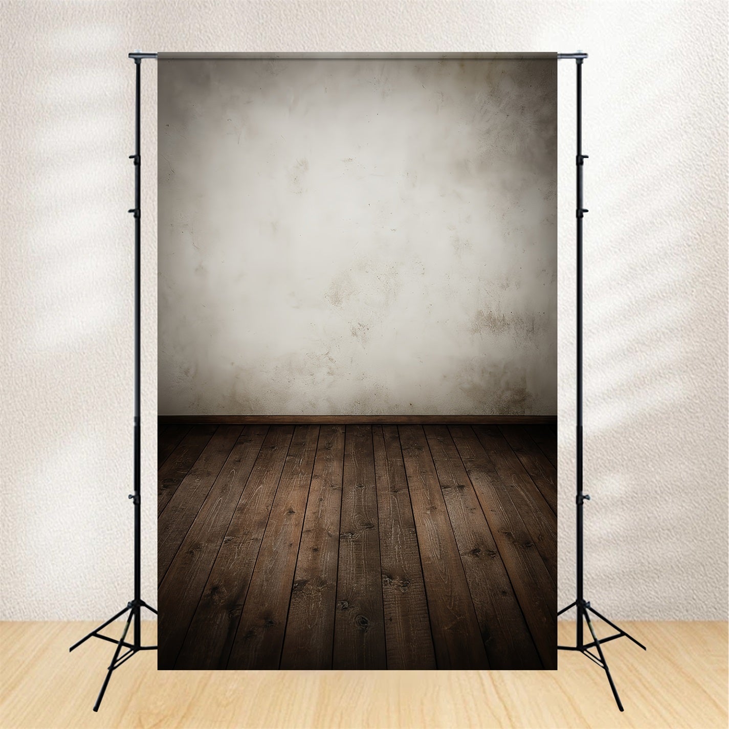 Porträtfotografie-Fotohintergrund Rustikaler Holzboden Textur Porträt-Fotohintergrund LXX59-430
