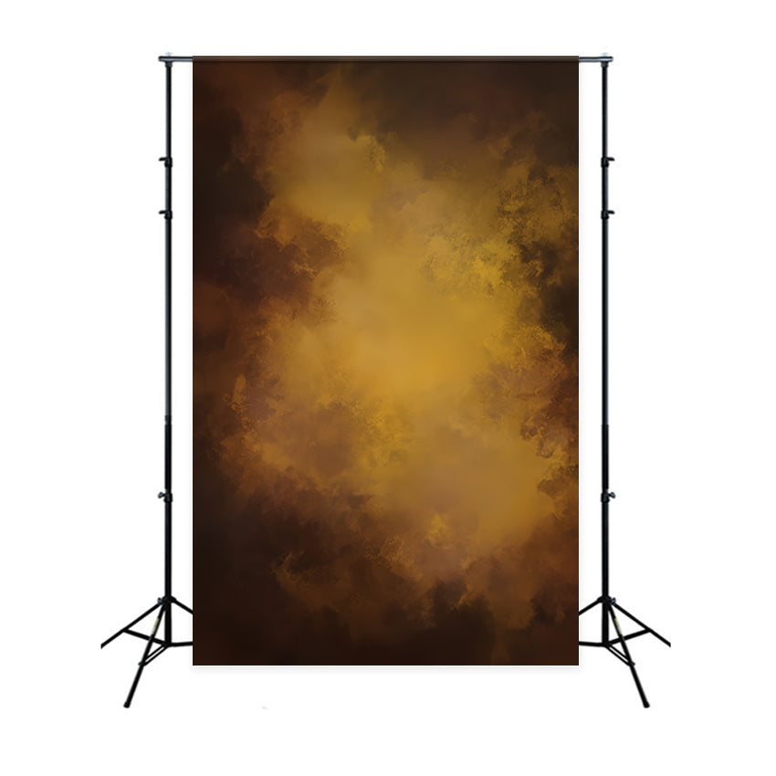 Porträt-Fotohintergrund Goldbraune Wolkenstruktur Familienporträt-Fotohintergrund LXX59-436