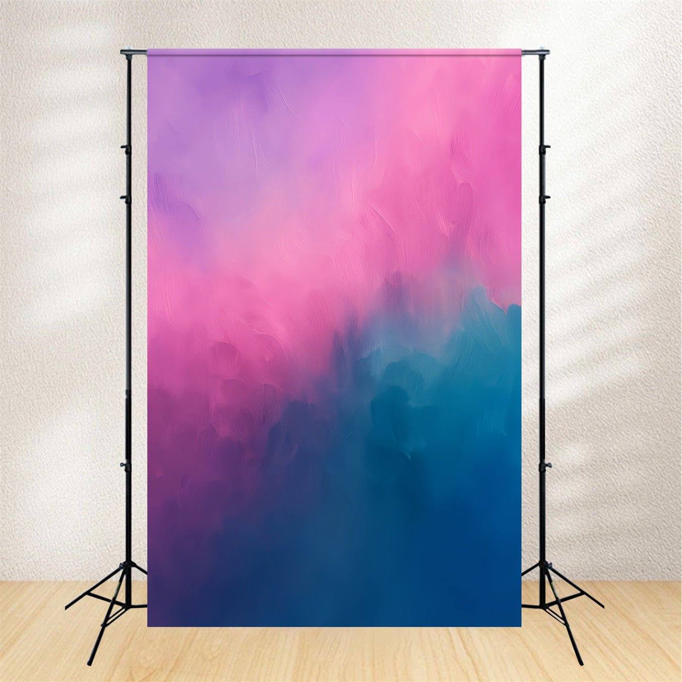 Porträtfotografie-Fotohintergrund Verträumter violett-blauer Farbverlauf Porträt-Fotohintergrund LXX59-449