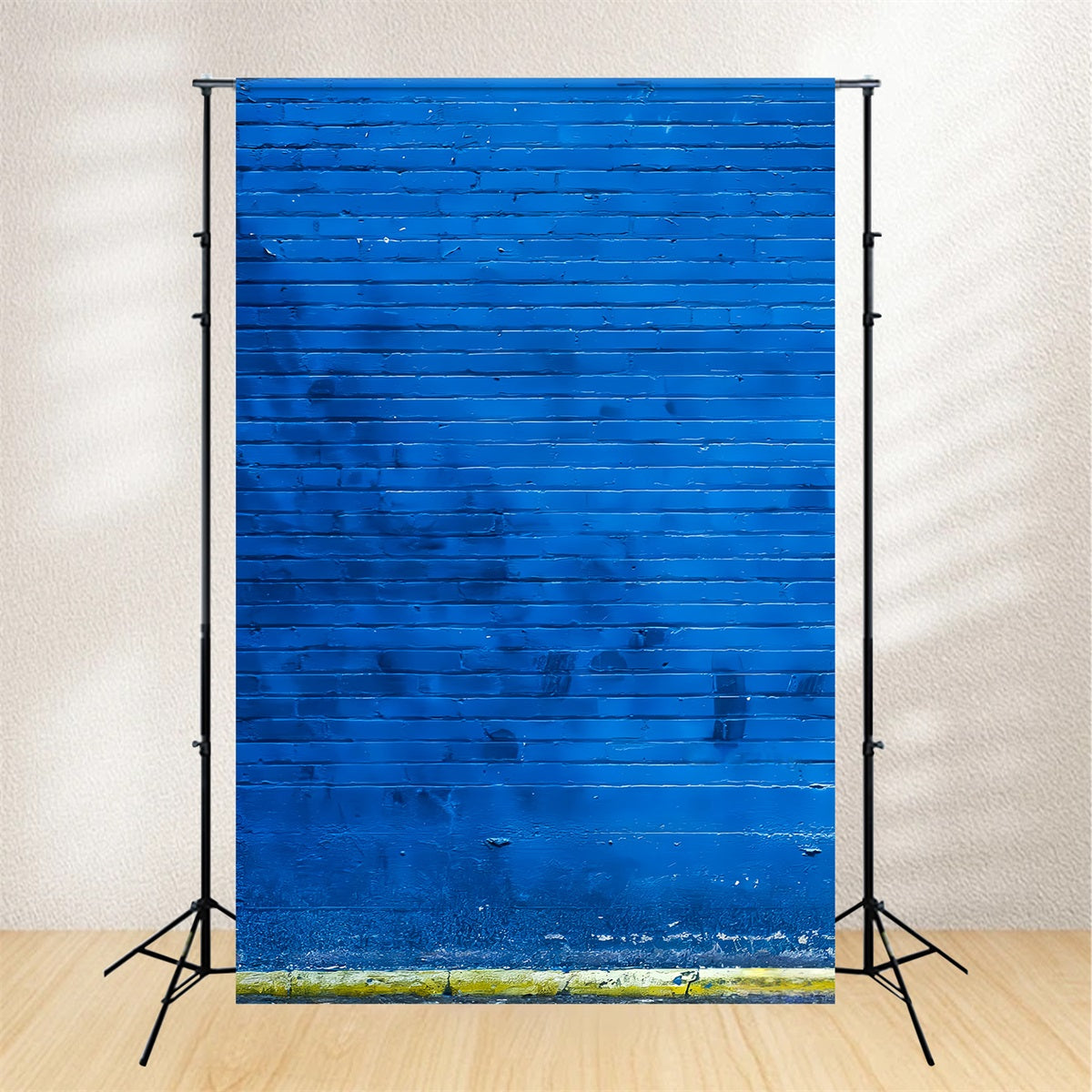 Beton-Fotohintergrund Fotografie Lebhaft blau gestrichene Wand Porträt-Fotohintergrund LXX59-459