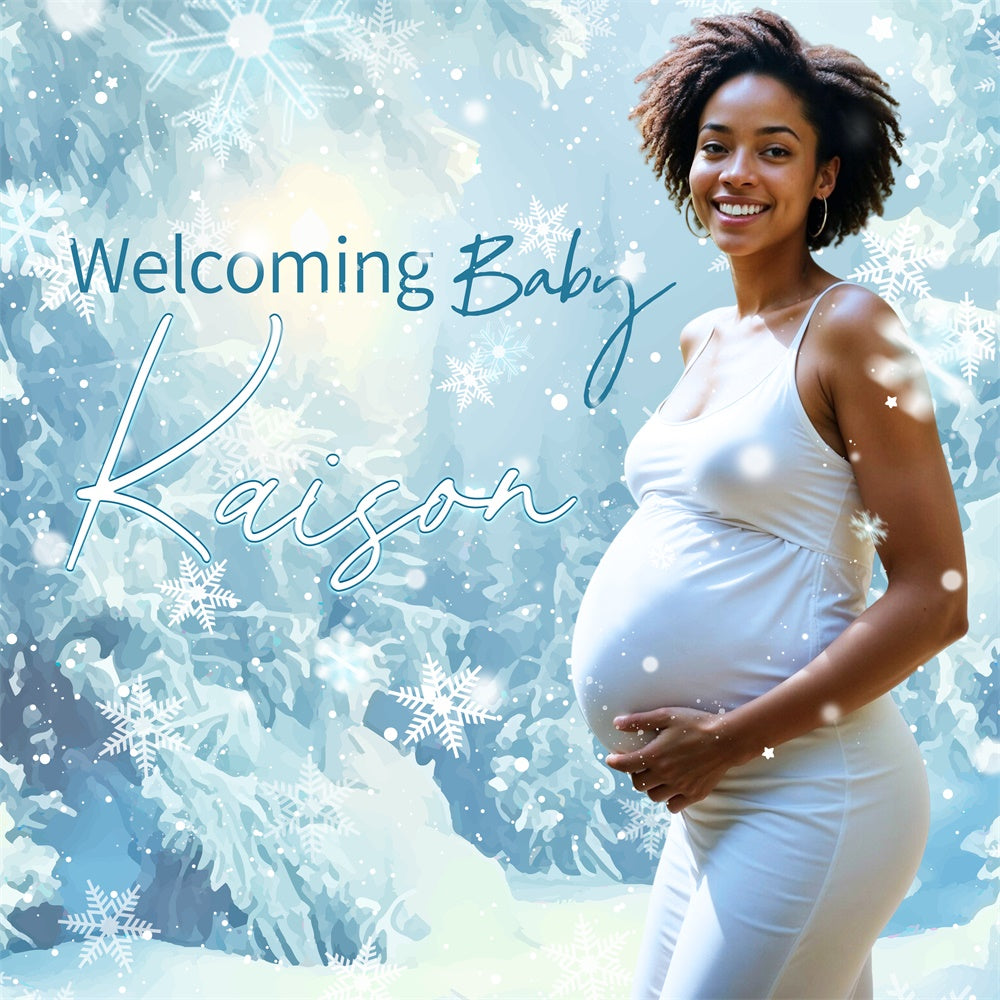 Baby Shower Backdrop Ideen Winter Wonderland Custom Backdrop LXX6-222