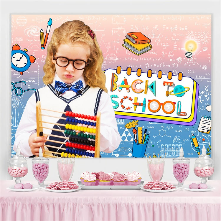 Schule Fotohintergrund Mathe Magie Lernen Individuelles Hintergrundbild LXX6-36