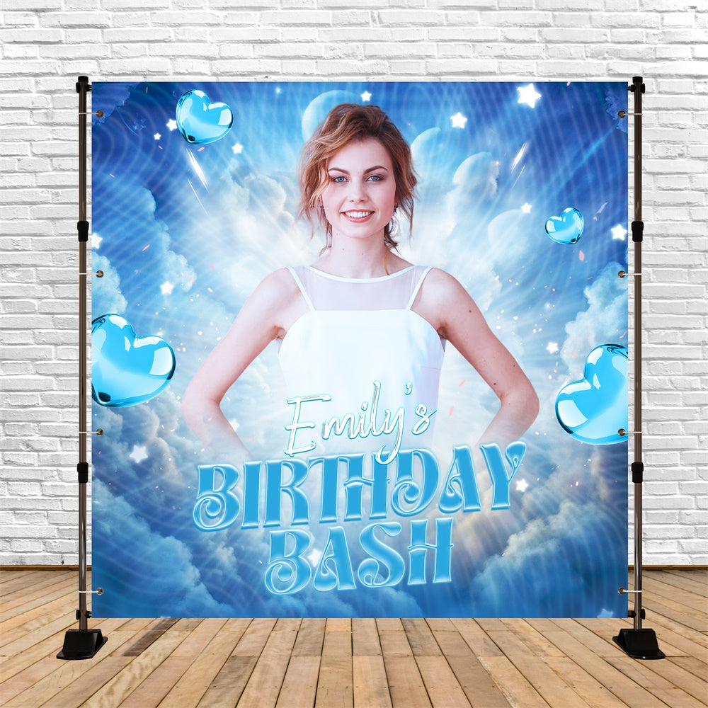 Geburtstag Party Backdrop Sky Dream Bash Personalisierte Backdrop LXX6-97