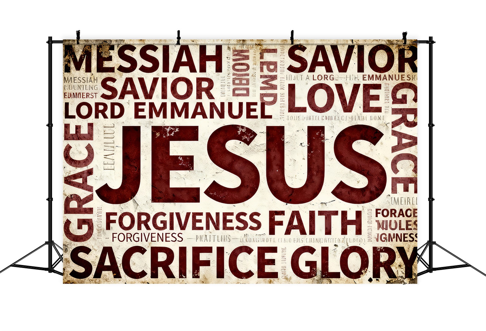 Religiöser Oster-Fotohintergrund Jesus Glaube Typografie Ideen für Oster-Fotohintergründe LXX61-85