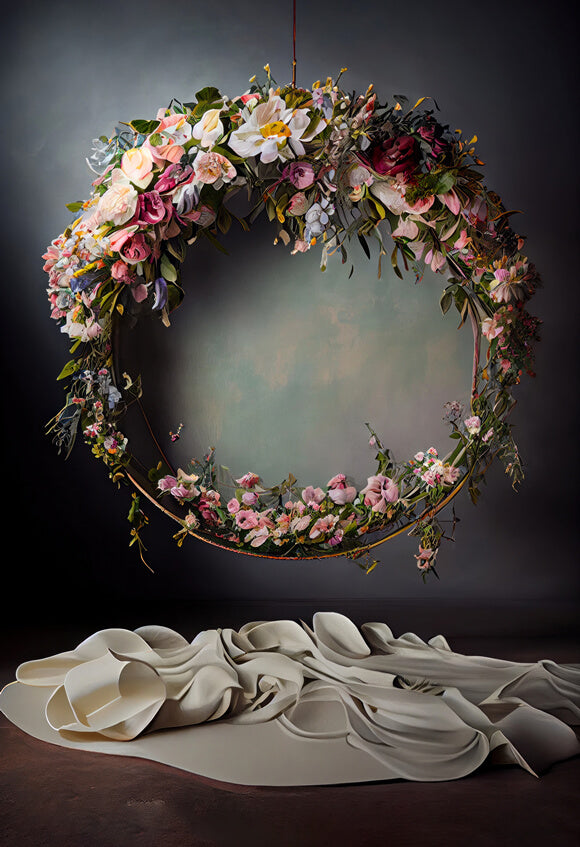 Fotografie-Hintergrund DH-176 – Frühlingsblumen Design, 3x2,4 M Vinyl