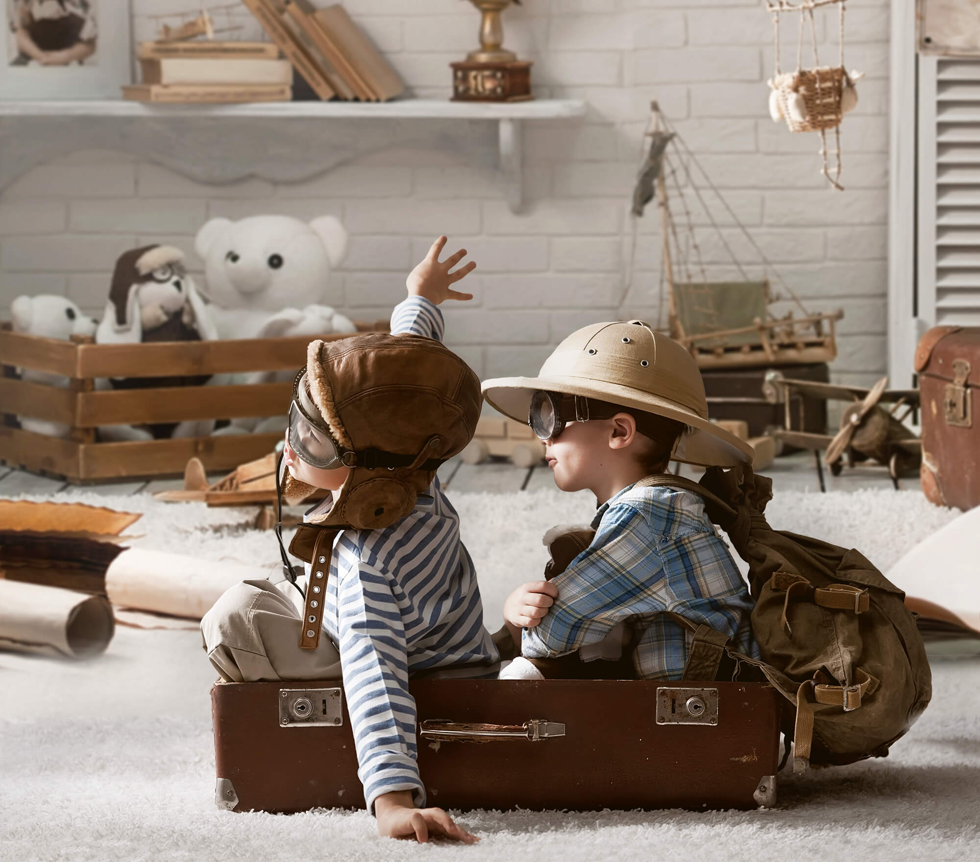 Globusreisen Bootsanker Zurück zur Schule Hintergrund M6-08
