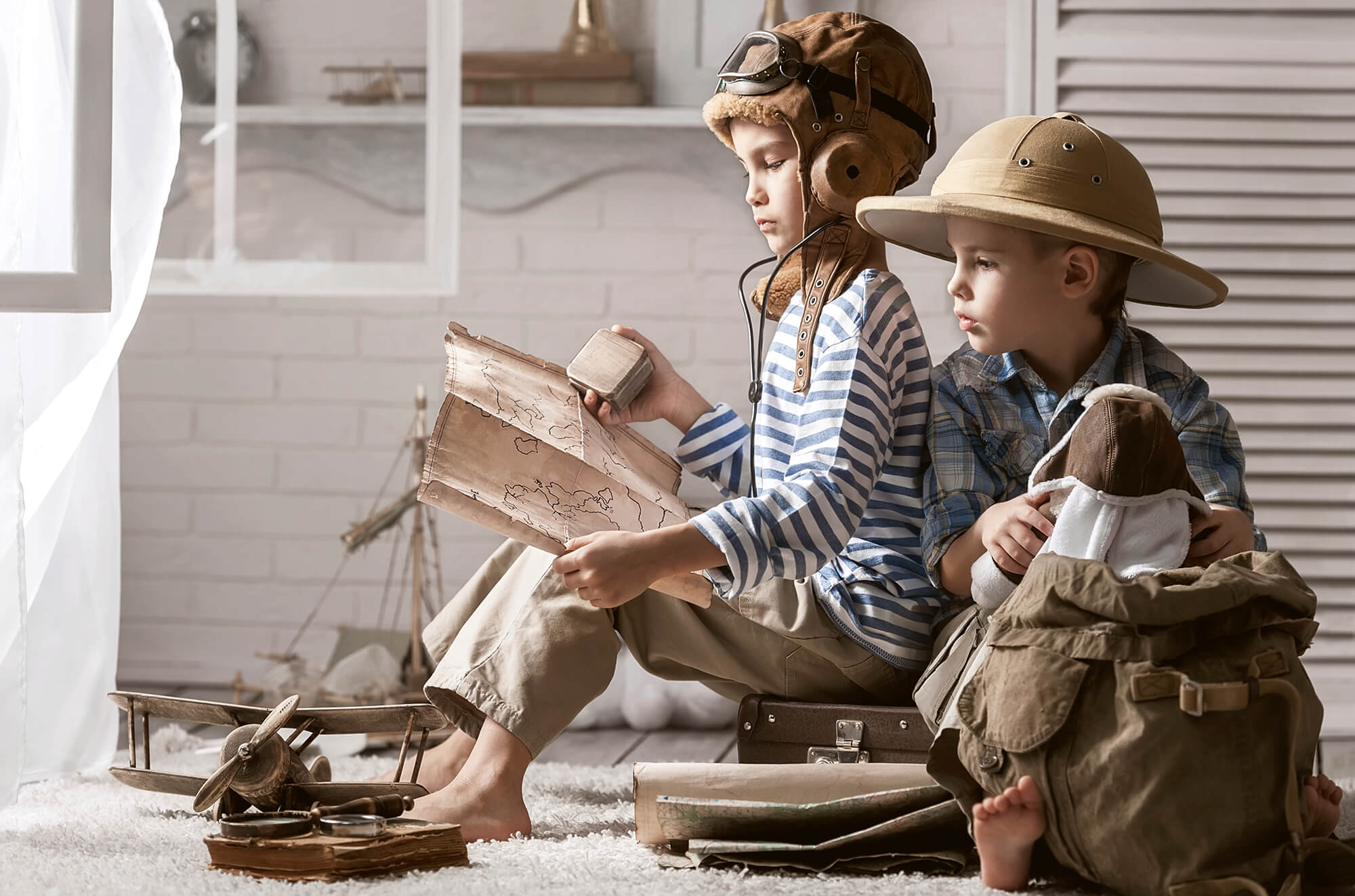 Globusreisen Bootsanker Zurück zur Schule Hintergrund M6-08